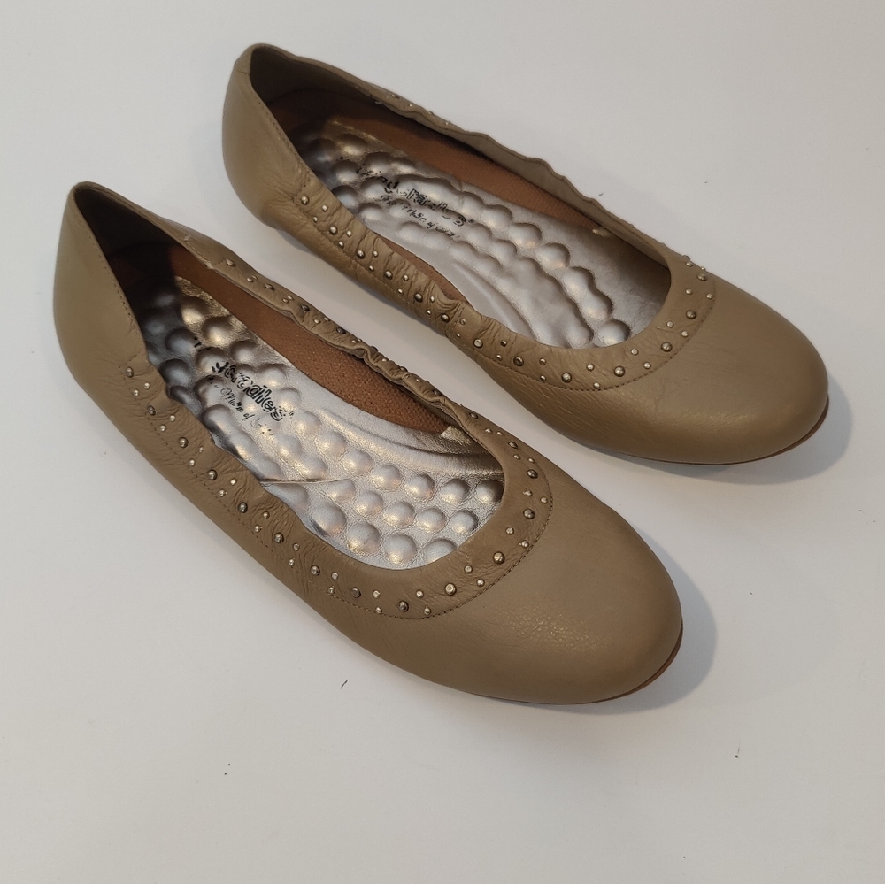 Walking Cradles Bryant Tan leather Flats